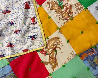 Cute vintage children’s quilt