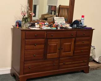 Matching Door Dresser with Mirror