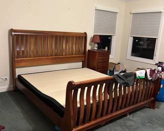 King Sleigh Headboard and Footboard 