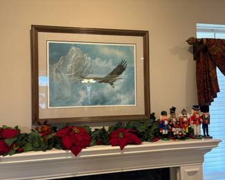 eagle art, Christmas decor
