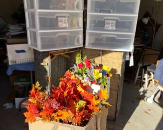 floral, storage, trunk