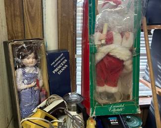 doll, kitchen, Santa