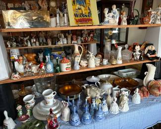 bells and dishes and figurines