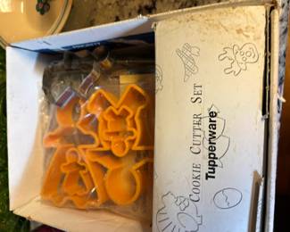 Tupperware cookie cutters