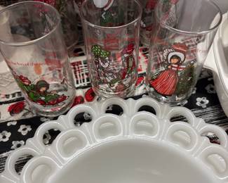 vintage Strawberry Shortcake glasses