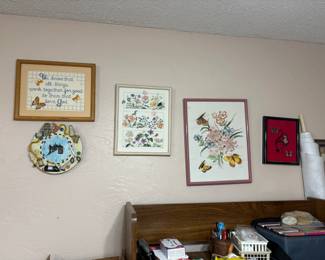 needlepoint wall hangings