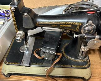 Brunswick portable sewing machine