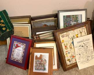 needlepoint wall hangings