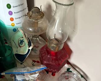 oil lamps