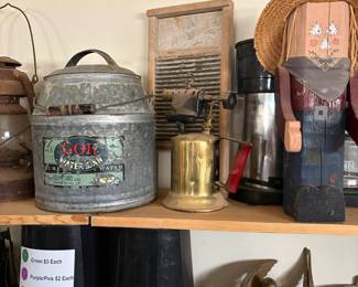 Gott galvenized, vintage blow torch