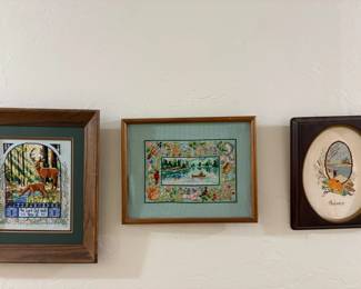 needlepoint wall hangings