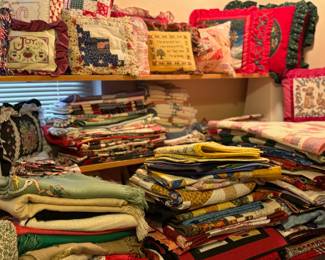 quilts-wall, baby, lap, pillows