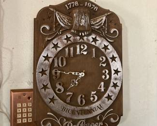 Dr. Pepper clock
