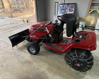 Snowblade Craftsman tractor