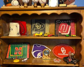 Sports memorabilia, Big 12, University of Colorado, University of Oklahoma, Kansas State University, University of Nebraska