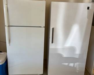 refrigerator, freezer