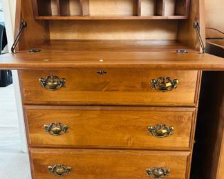 View inside Secretary Desk