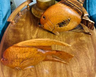 Carved Wood Fish