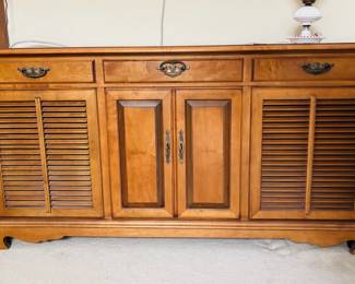 Vintage Sylvania Stereo Cabinet w/Turntable