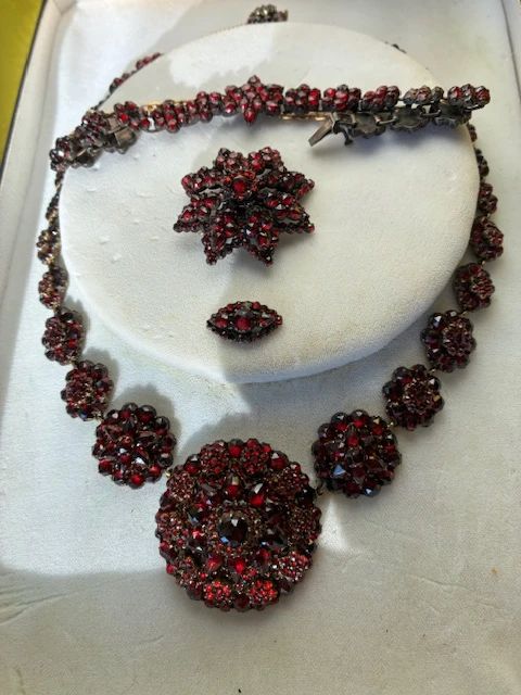Victorian Bohemian Garnets 