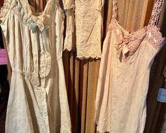 Vintage under garments & child's dress