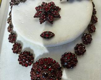 Victorian Bohemian Garnets 