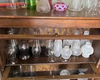 Lamp shades, chimneys & lamp parts