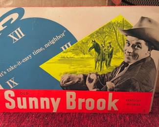 Large 1960's whiskey sign