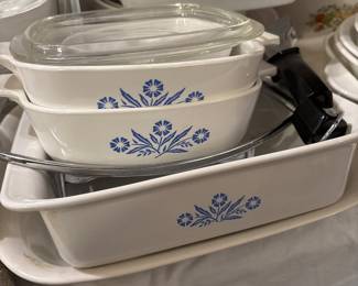 Blue Cornflower Corning ware