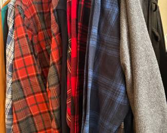 Flannet and Wool Shirts $5.00 each