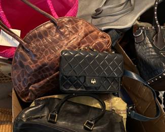 Leather Purses. some new with tags