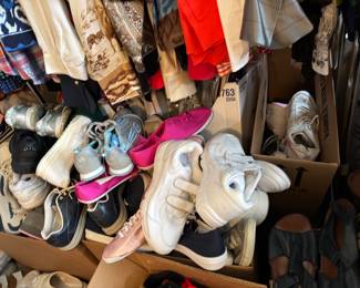 Sports Shoes ....Bring your bags to fill.  $l.00 per pair