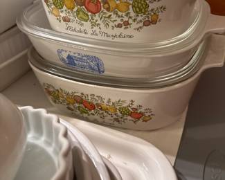 vintage Corning Ware.  All sizes