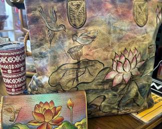 Icon of L.A,  Designer Leather Purse Art