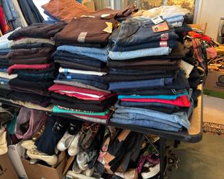 Jeans and Designer Shoes,  Gucci, Stuart Weitzman, Coach, Icon.  Priced to move out.