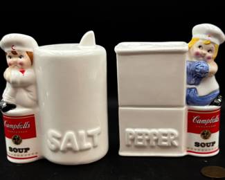 Campbells Soup Kids Salt and Pepper Shakers