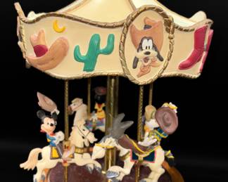 Mickey's Western Carousel Musical Figure by Willitts Designs

