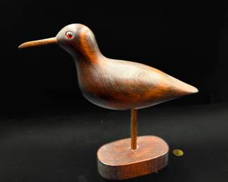 Hand Carved Wood Bird