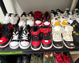Boys’ Shoes Sizes 6 - 12 (Brands include Nike, Puma, Converse and Jordan)