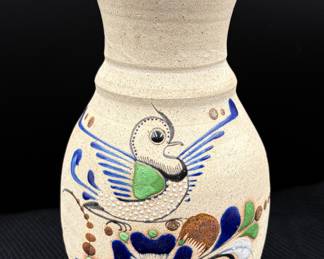 Hand-painted Tonala Pottery Vase