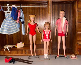 Barbie, Skipper & Ken. We also have clothing & accessories!