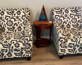 Ashley Levon Floral Accent Chairs 