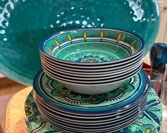 Pretty Plastic Party Ware Plates and ….