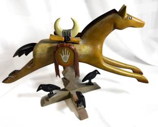 Robert Shields Design Southwestern Horse Sculpture 