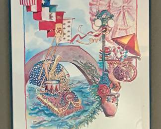 Fiesta 1992 Framed Poster 