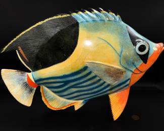 Colorful Paper Mache Fish