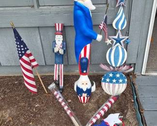 Vintage Uncle Sam Blow Mold And Much More....