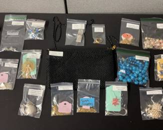 Huge Lot Of Labeled Vintage Jewelry And Accessories