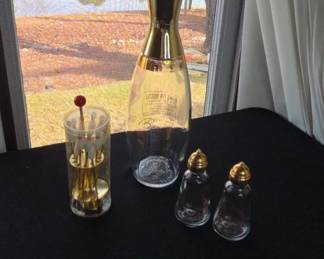 Jim Beam Pin Bottle Decanter And Like Items