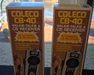 New 1970s Coleco CB 40 Walkie Talkies  CB Receiver 